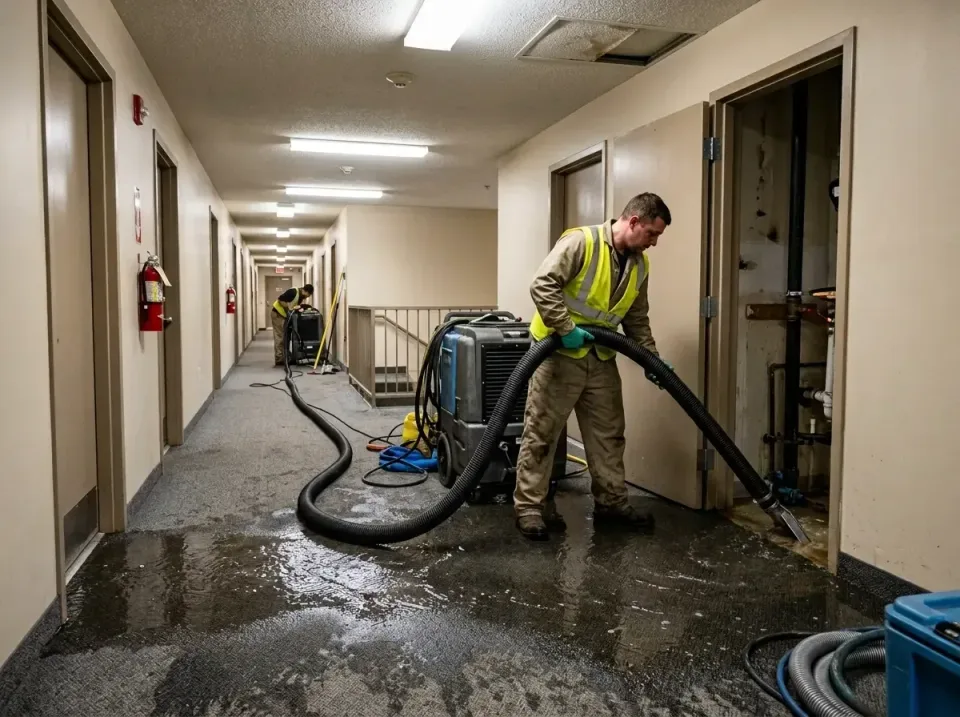 multi-unit-apartment-hallway-f-005 — frequently asked questions, Emergency Burst Pipe Water Extraction & Removal in Cartervi…